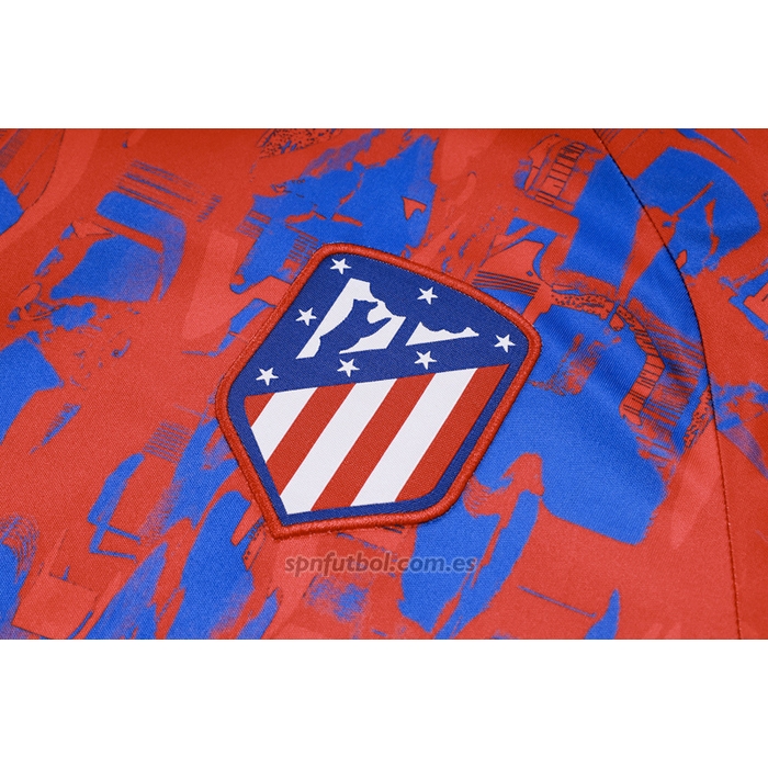 Chandal del Atletico Madrid Manga Corta 2023-2024 Rojo - Pantalon Corto